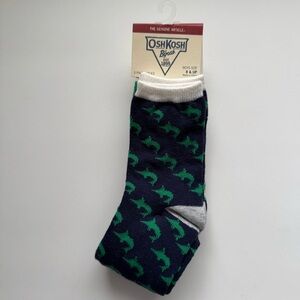 OshKosh B'gosh Boys' Set of 3 Green and Blue Socks
